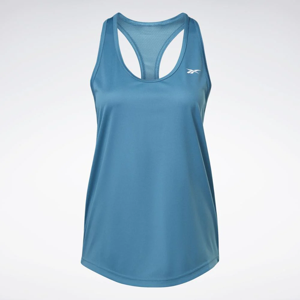 Reebok Apparel Women Workout Ready Mesh Back Tank Top STEBLU - Image 6