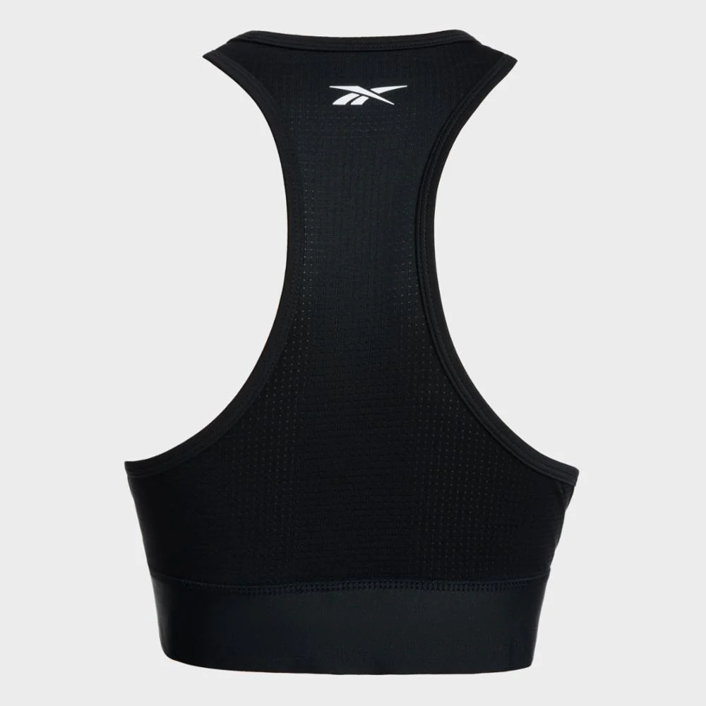 Reebok Apparel Women Workout Ready MYT Racer Bra BLACK - Image 2