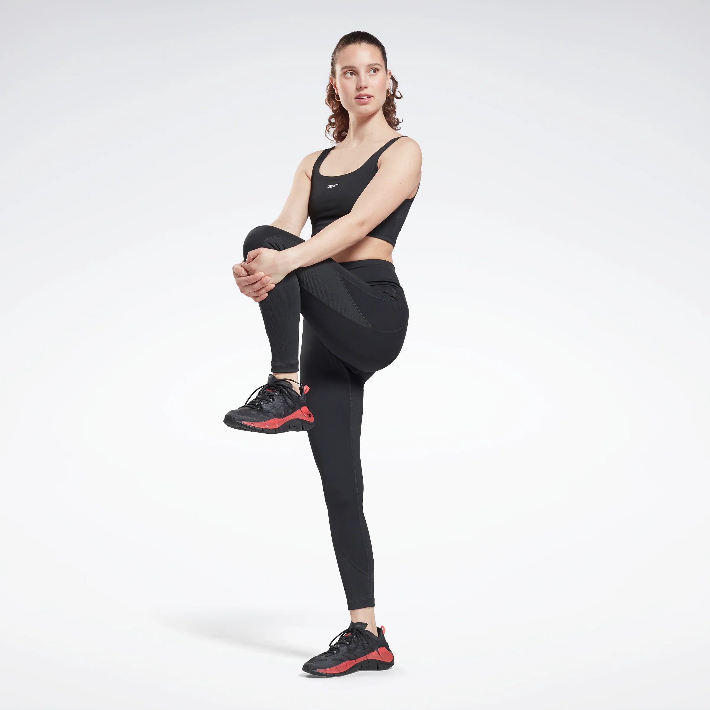 Reebok Apparel Women Workout Ready Rib Bralette Black - Image 2