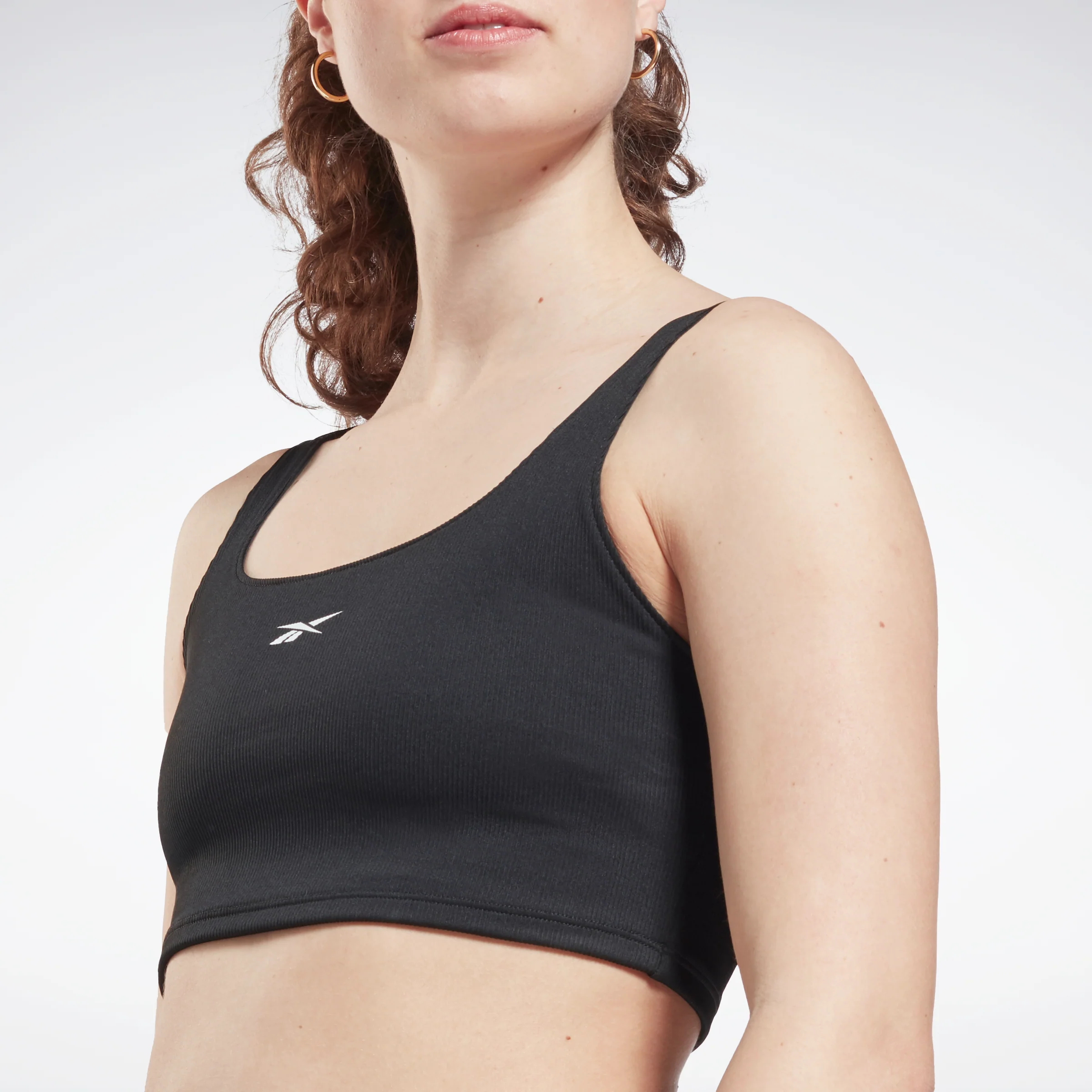 Reebok Apparel Women Workout Ready Rib Bralette Black - Image 4
