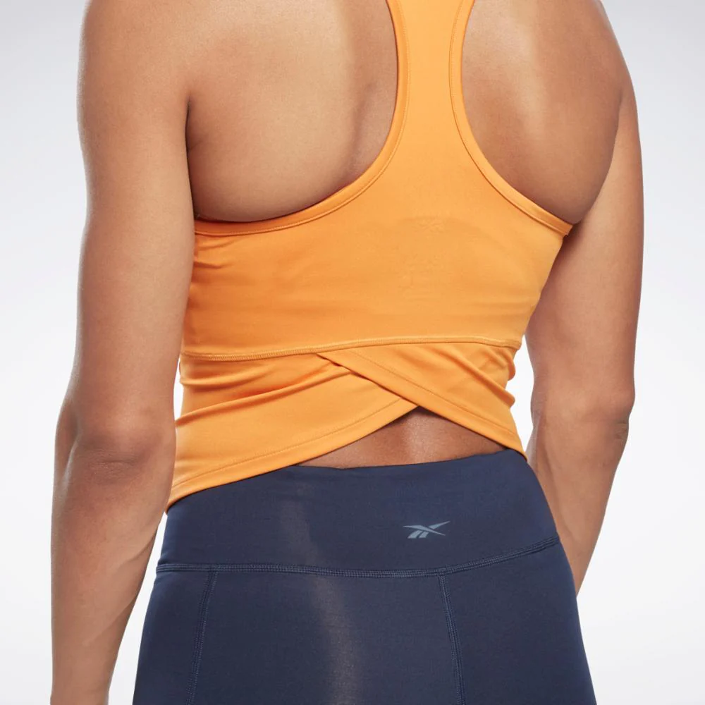 Reebok Apparel Women Workout Ready Simple Polyester Tank Top PEAFUZ - Image 5