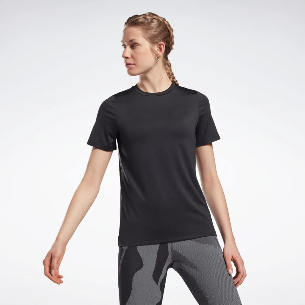 Reebok Apparel Women Workout Ready Speedwick T-Shirt BLACK