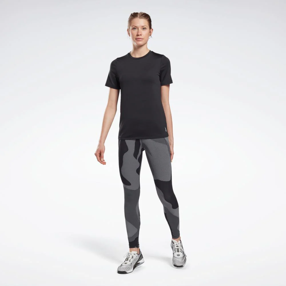 Reebok Apparel Women Workout Ready Speedwick T-Shirt BLACK - Image 2