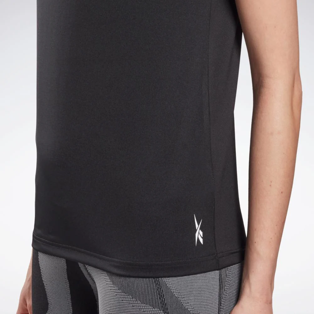 Reebok Apparel Women Workout Ready Speedwick T-Shirt BLACK - Image 4
