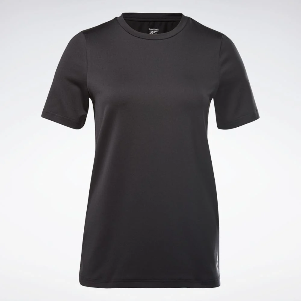 Reebok Apparel Women Workout Ready Speedwick T-Shirt BLACK - Image 6