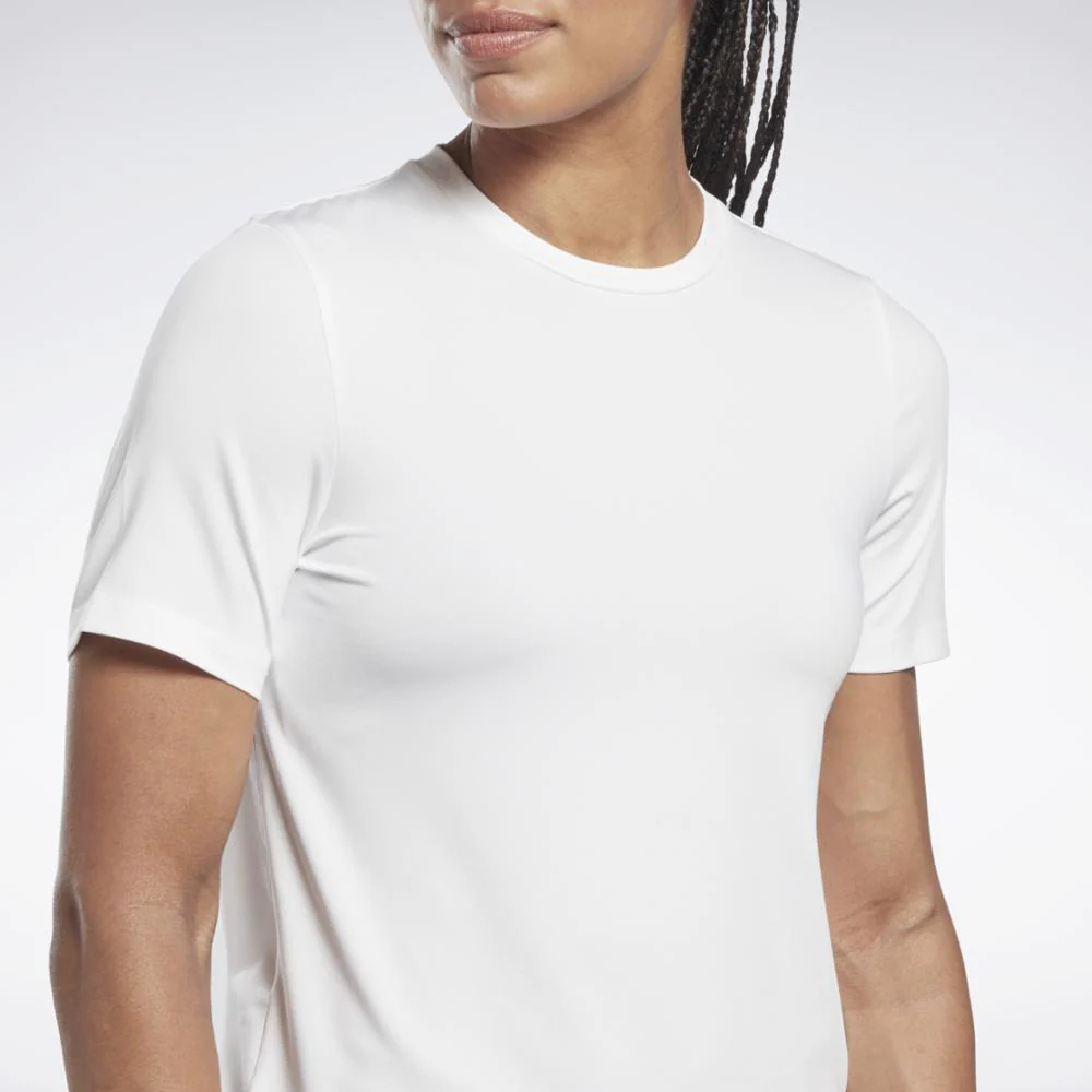 Reebok Apparel Women Workout Ready Speedwick T-Shirt WHITE - Image 5