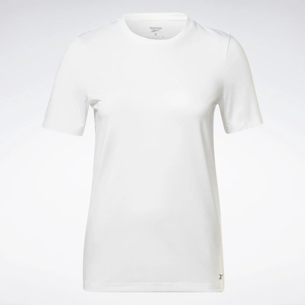 Reebok Apparel Women Workout Ready Speedwick T-Shirt WHITE - Image 6