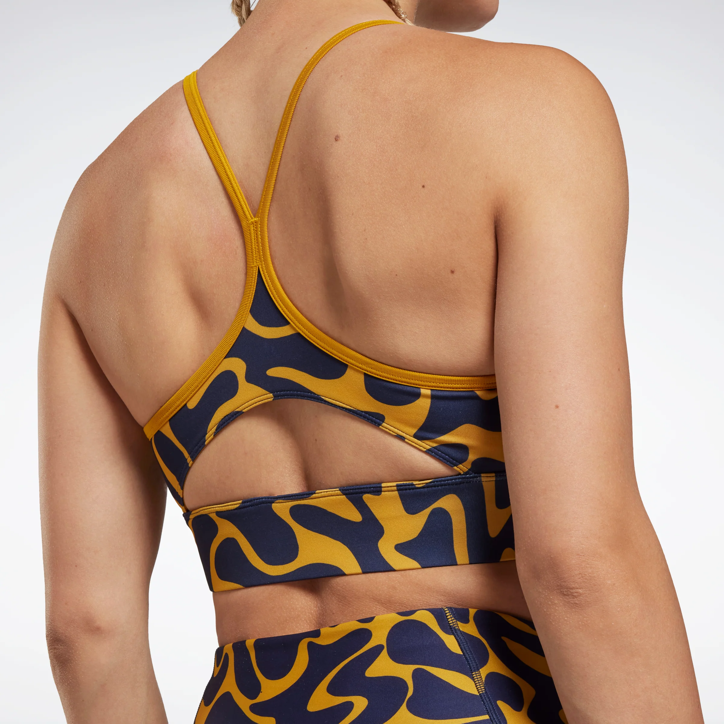 Reebok Apparel Women Workout Ready Sports Bra Bright Ochre - Image 5