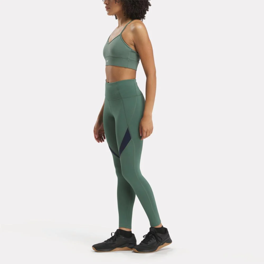 Reebok Apparel Women Workout Ready Sports Bra ESCAPE GREEN - Image 2
