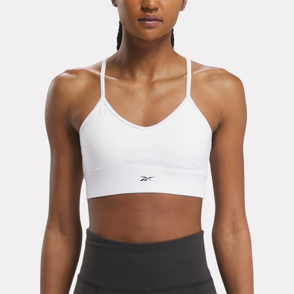 Reebok Apparel Women Workout Ready Sports Bra WHITE