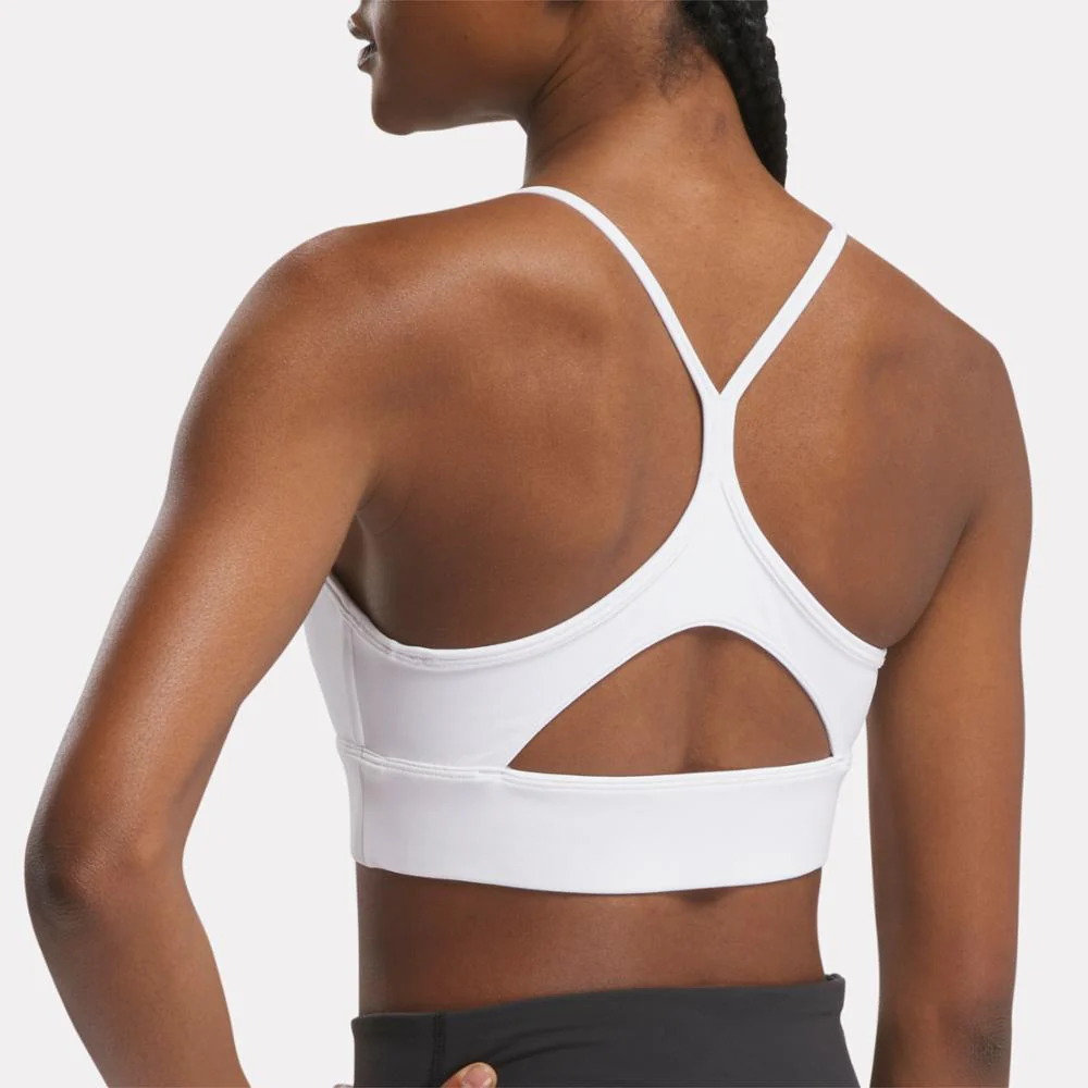 Reebok Apparel Women Workout Ready Sports Bra WHITE - Image 5