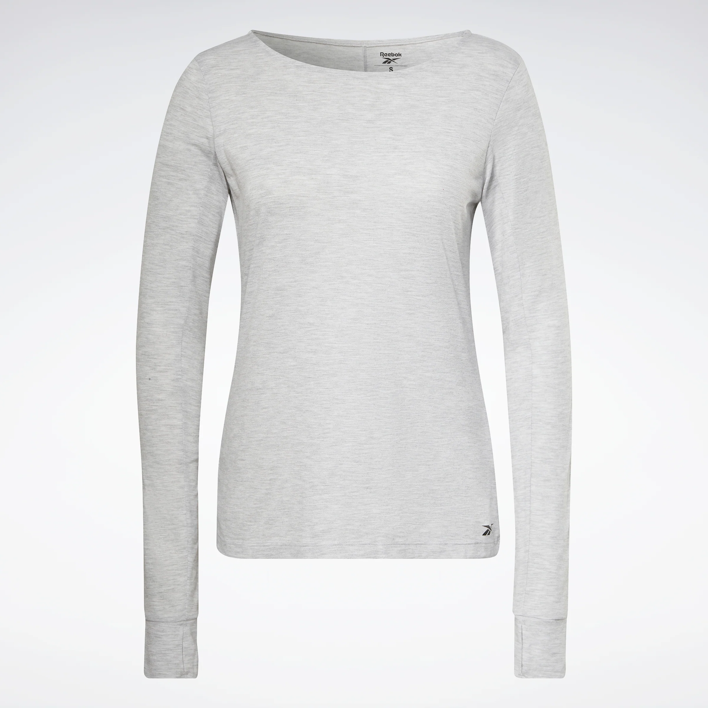Reebok Apparel Women Workout Ready Supremium Long-Sleeve Top T-Long-Sleeve Top Lgreyh - Image 6
