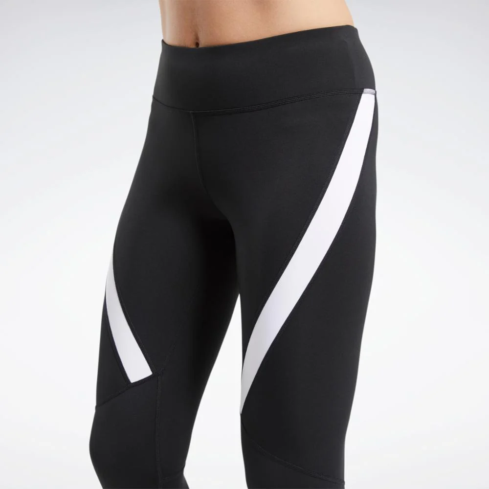 Reebok Apparel Women Workout Ready Vector Leggings NGHBLK - Image 5