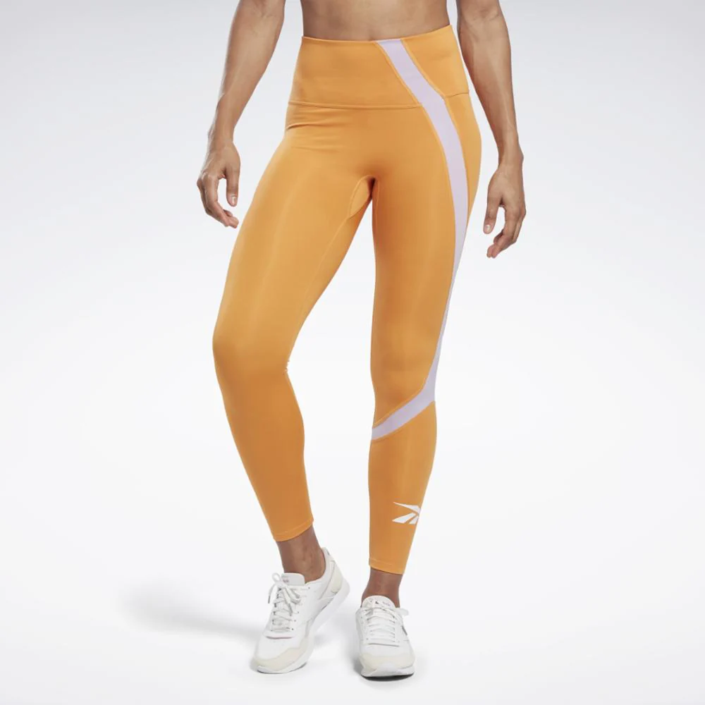 Reebok Apparel Women Workout Ready Vector Leggings PEAFUZ
