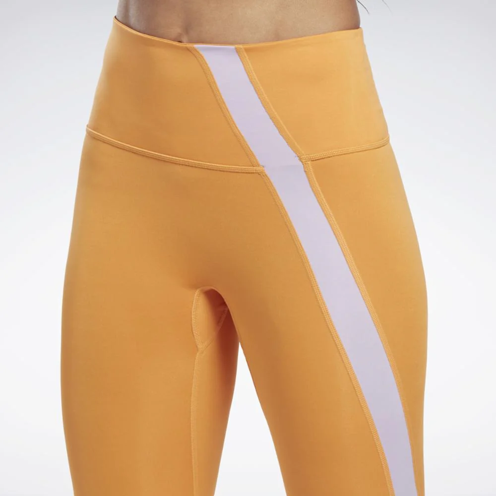 Reebok Apparel Women Workout Ready Vector Leggings PEAFUZ - Image 5