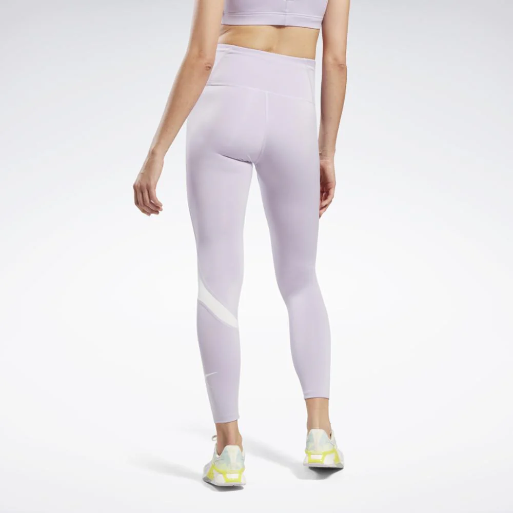Reebok Apparel Women Workout Ready Vector Leggings PUROAS - Image 3