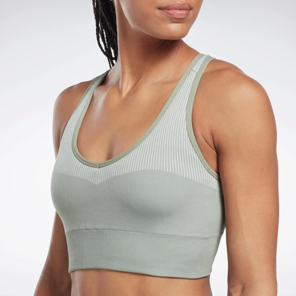 Reebok Apparel Women Yoga Seamless Sports Bra HARGRN