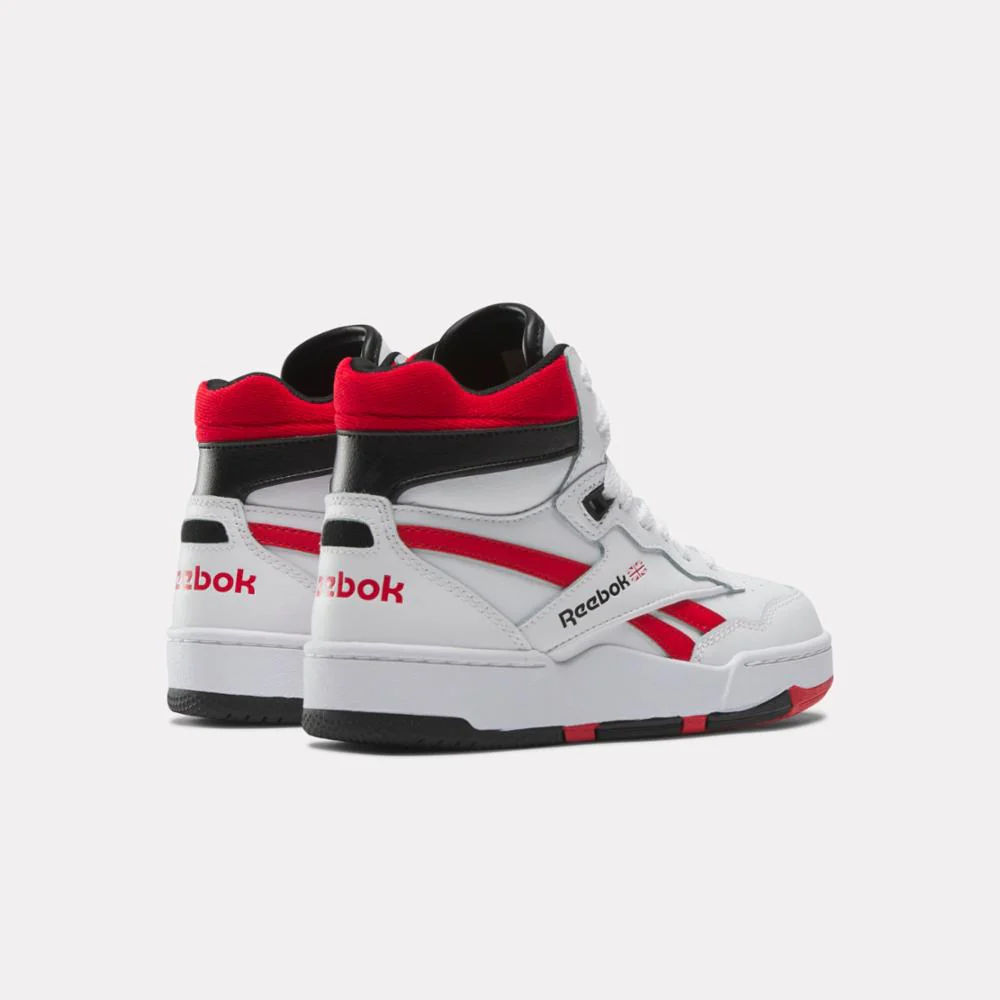 Reebok Footwear Kids BB 4000 II Mid Basketball Shoes - Preschool WHITE/VECRED/BLACK - Image 3