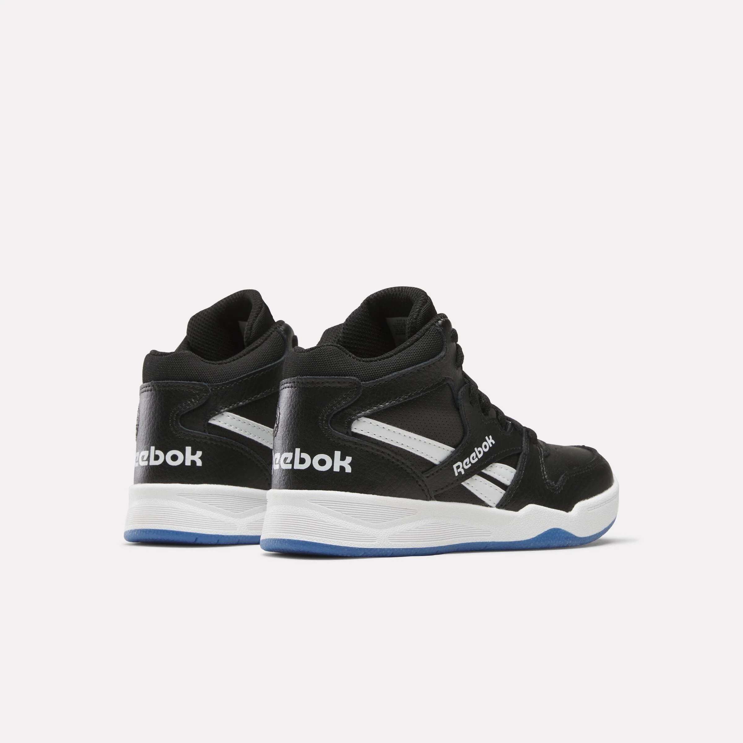 Reebok Footwear Kids BB 4500 Court Shoes - Pre-School BLACK/WHITE/ICE - Image 3