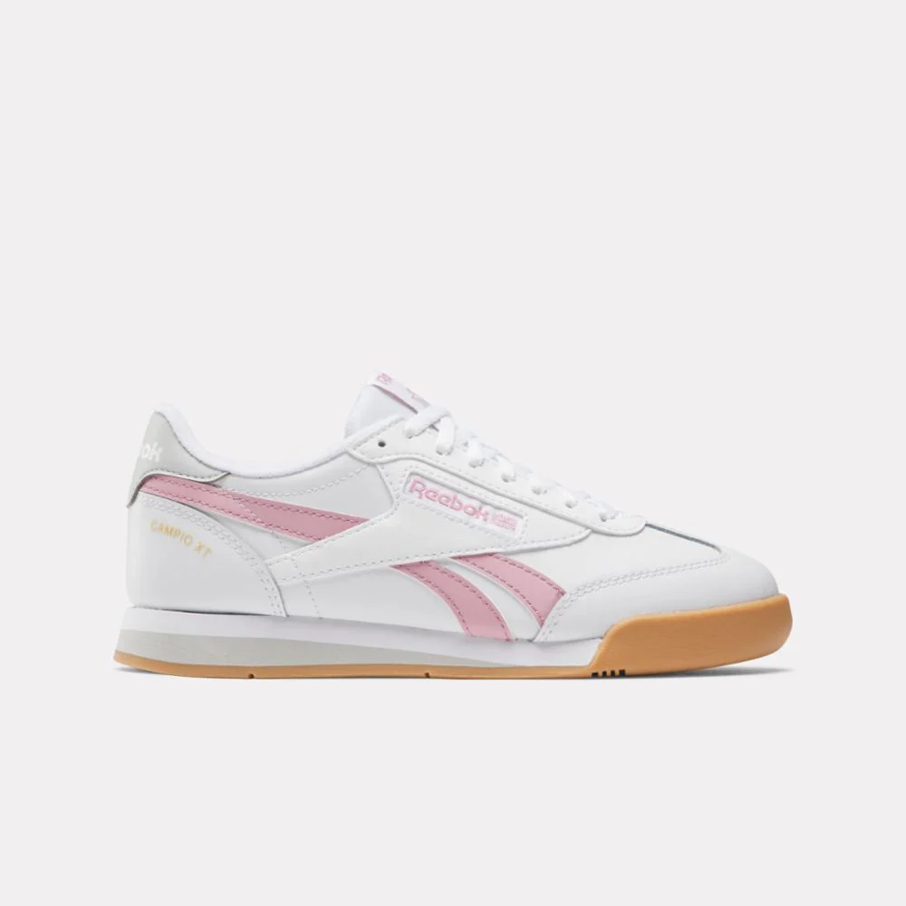 Reebok Footwear Kids Campio XT Shoes - Grade School FTWRWHITE/DUSTYROSE/GUM06
