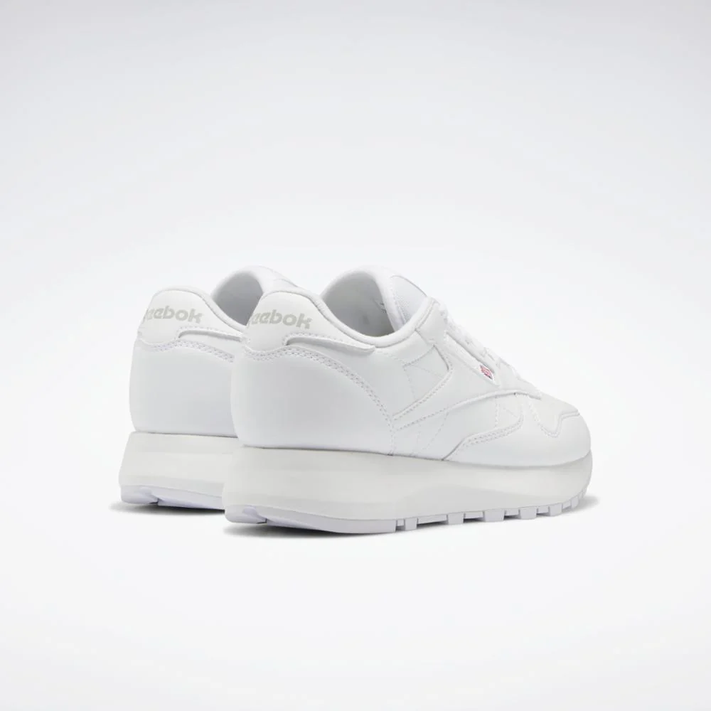 Reebok Footwear Kids CL LTHR SP FTWR WHT/FTWR WHT/PURE GRY 2 - Image 4