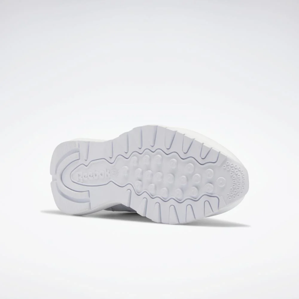 Reebok Footwear Kids CL LTHR SP FTWR WHT/FTWR WHT/PURE GRY 2 - Image 5