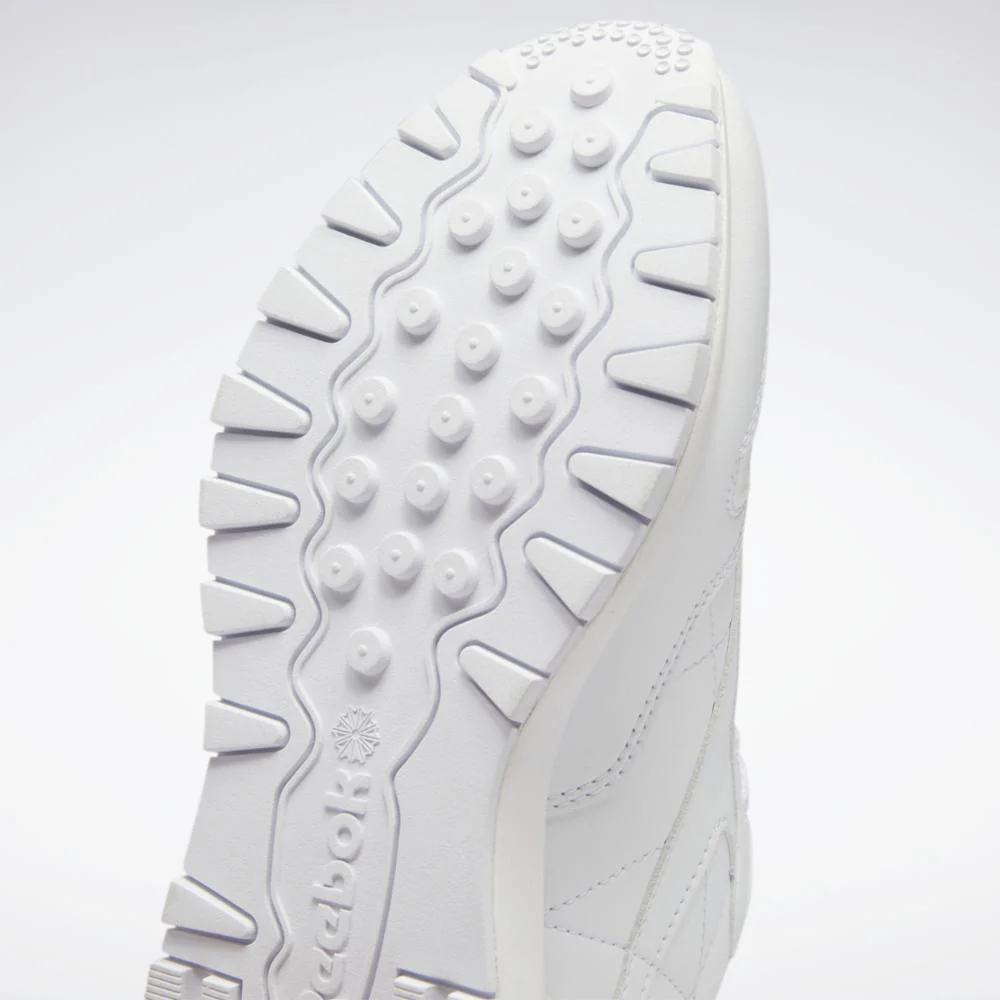 Reebok Footwear Kids CL LTHR SP FTWR WHT/FTWR WHT/PURE GRY 2 - Image 8