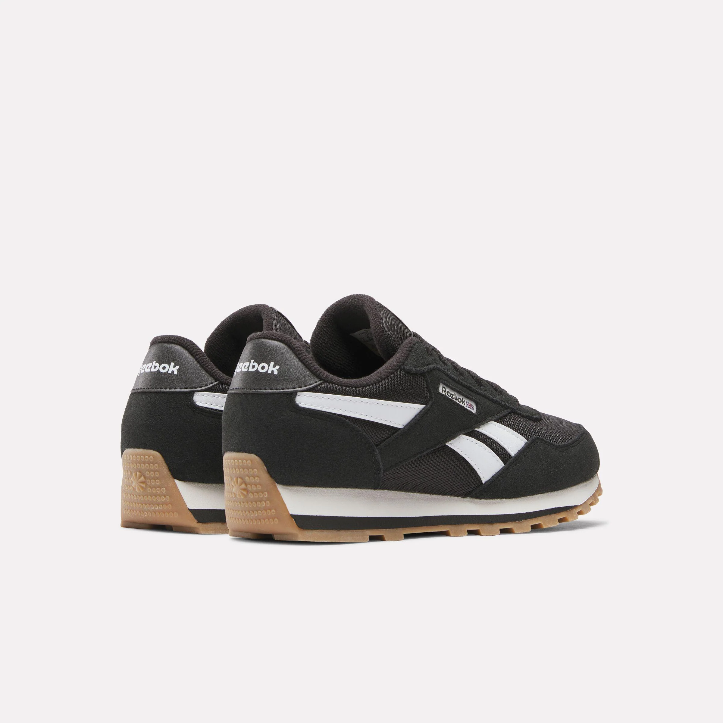 Reebok Footwear Kids Classic AZ Shoes - Grade School WASHED BLACK/BLACK/CHALK - Image 3