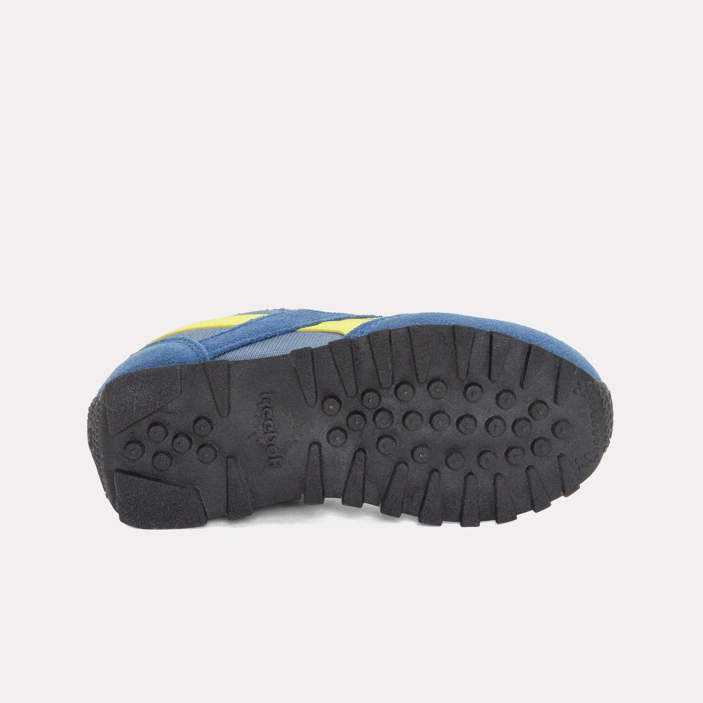 Reebok Footwear Kids Classic AZ Shoes – Pre-School SHADOW/BATIK BLUE/SOLAR ACID Y - Image 5