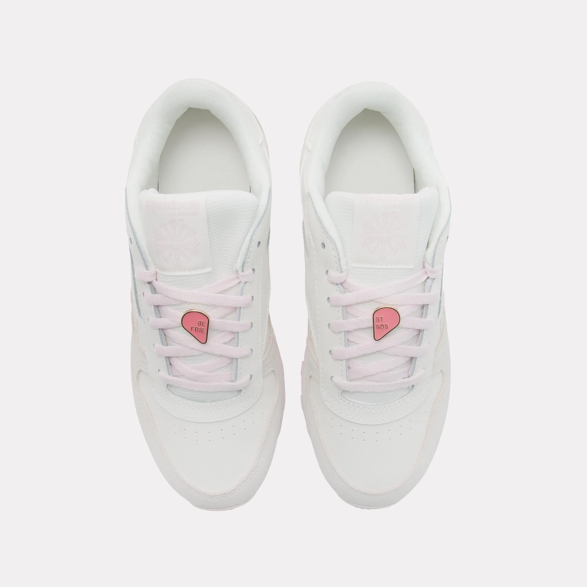 Reebok Footwear Kids Classic Leather Shoes - Grade School CHALK/FROSTEDBERRY - Image 5