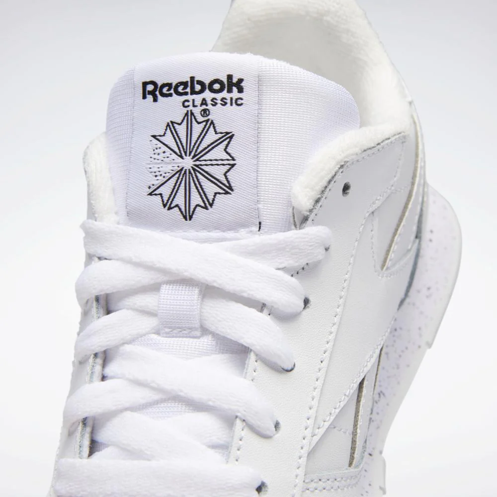 Reebok Footwear Kids Classic Leather Shoes - Grade School FTWR WHT/FTWR WHT/FTWR WHT - Image 7