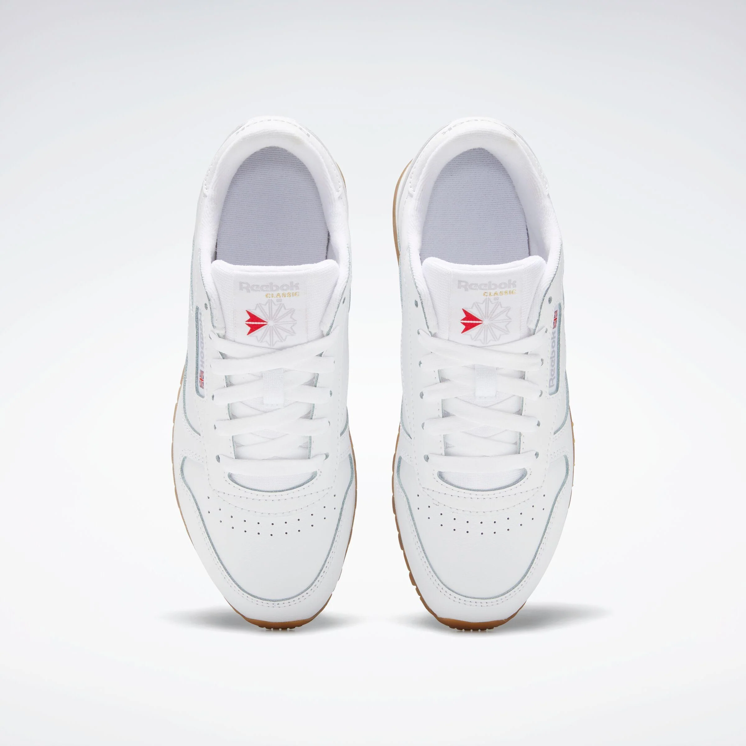 Reebok Footwear Kids Classic Leather Shoes - Grade School FTWWHT/FTWWHT/RBKG02 - Image 5