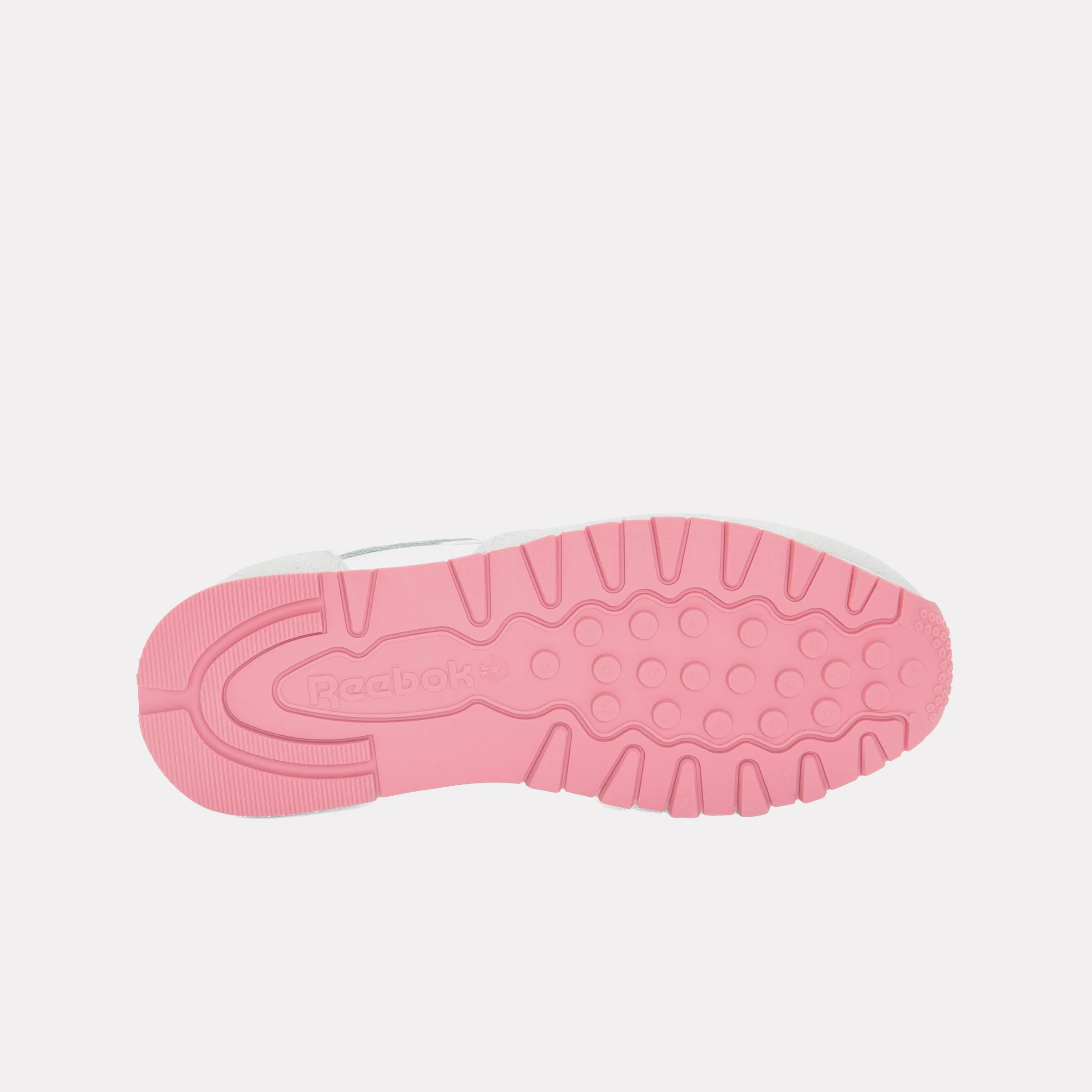 Reebok Footwear Kids Classic Leather Shoes - Grade School WHITE/MOON/PASSIONPINK - Image 4