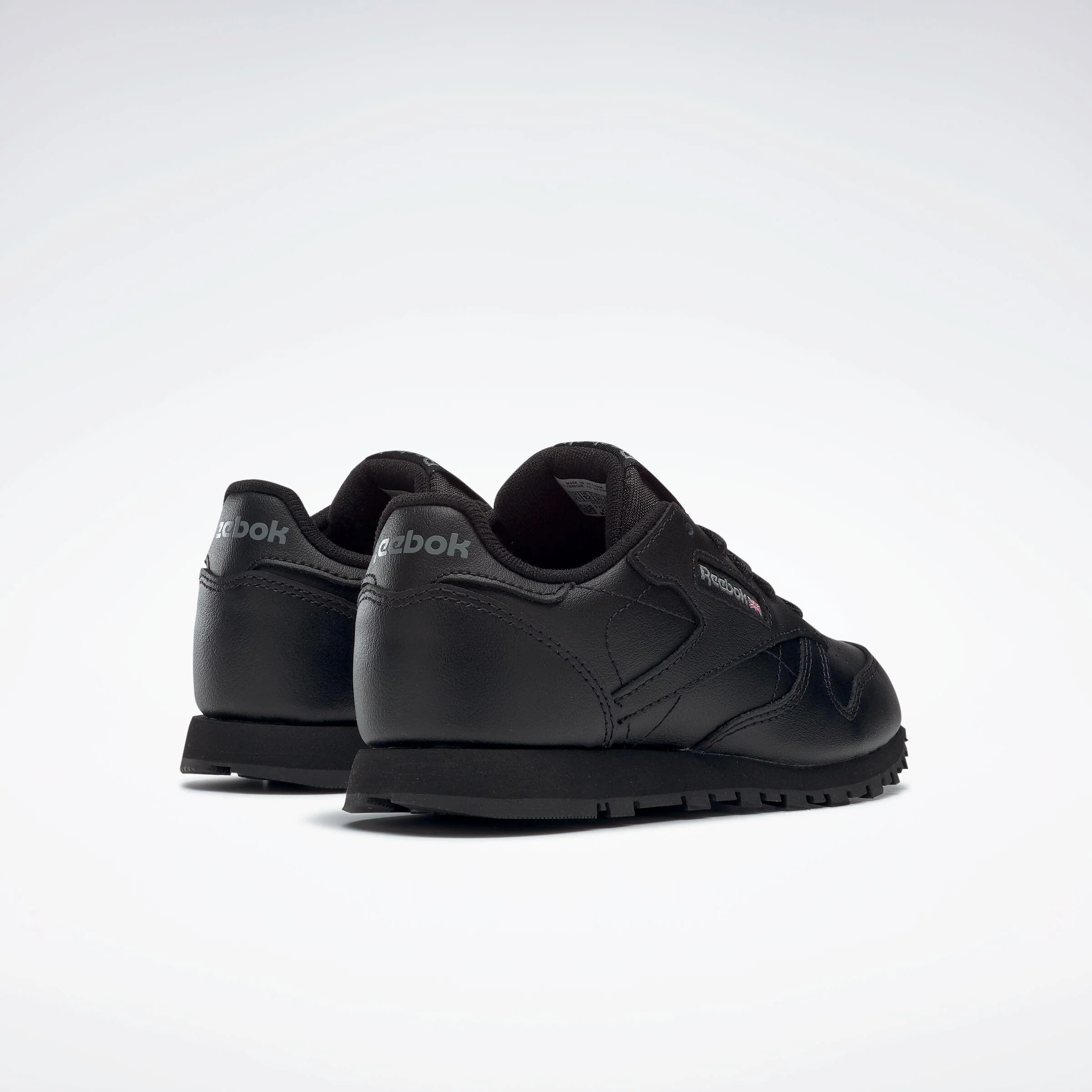 Reebok Footwear Kids Classic Leather Shoes - Pre-School BLACK-1 - Image 3