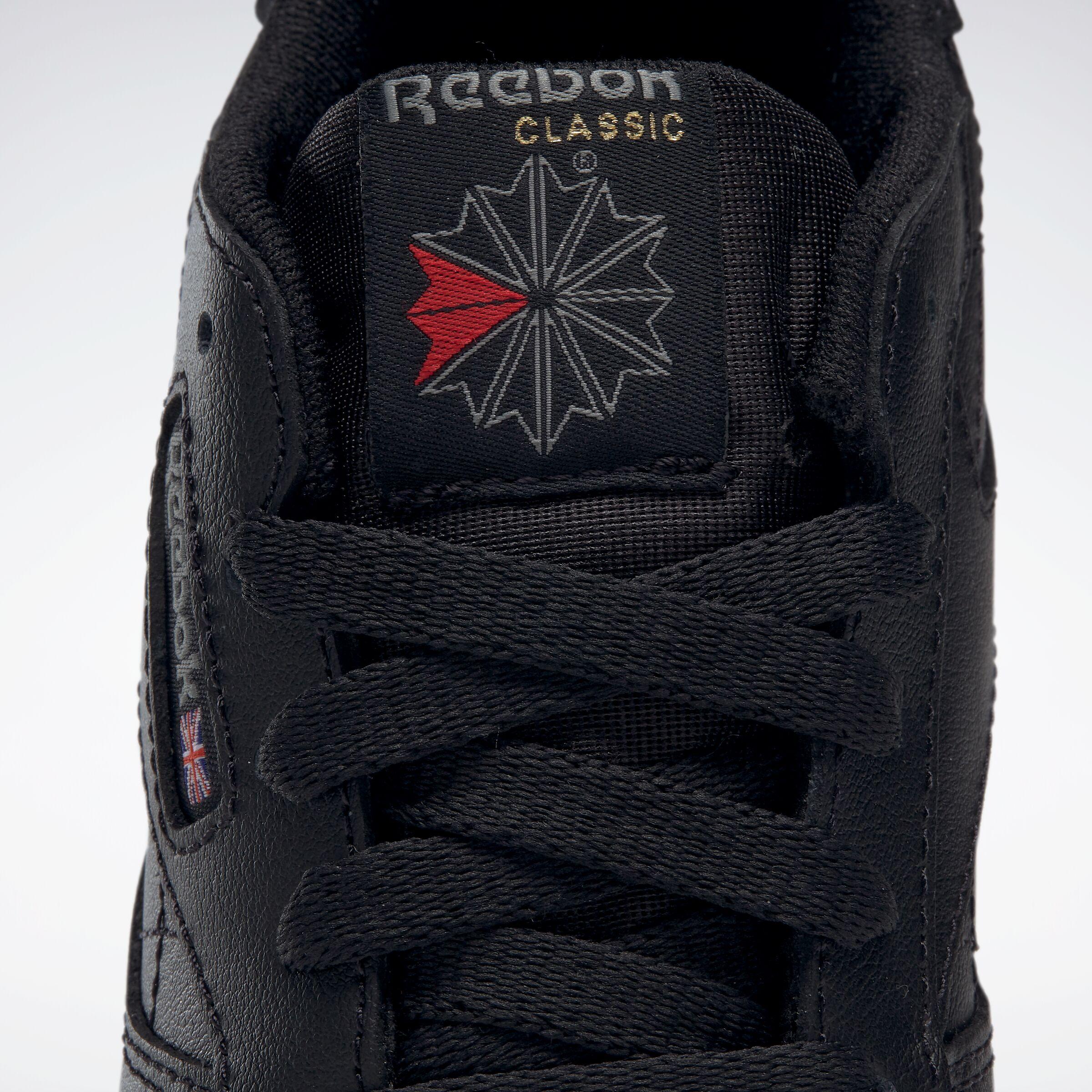 Reebok Footwear Kids Classic Leather Shoes - Pre-School BLACK-1 - Image 6