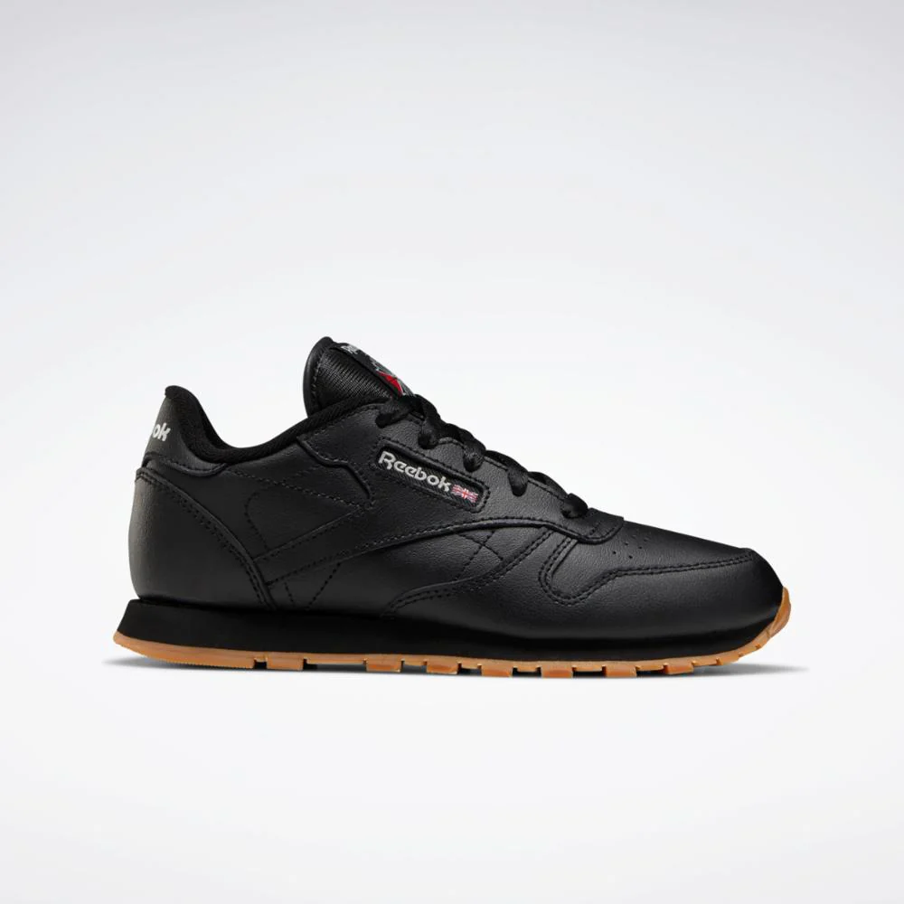 Reebok Footwear Kids Classic Leather Shoes - Pre-School BLACK/GUM/INT