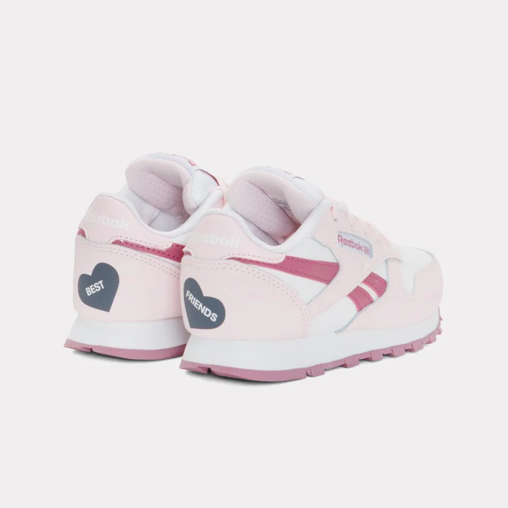 Reebok Footwear Kids Classic Leather Shoes – Pre-School FTWRWHITE/FROSTEDBERRY/STUDIOP - Image 4