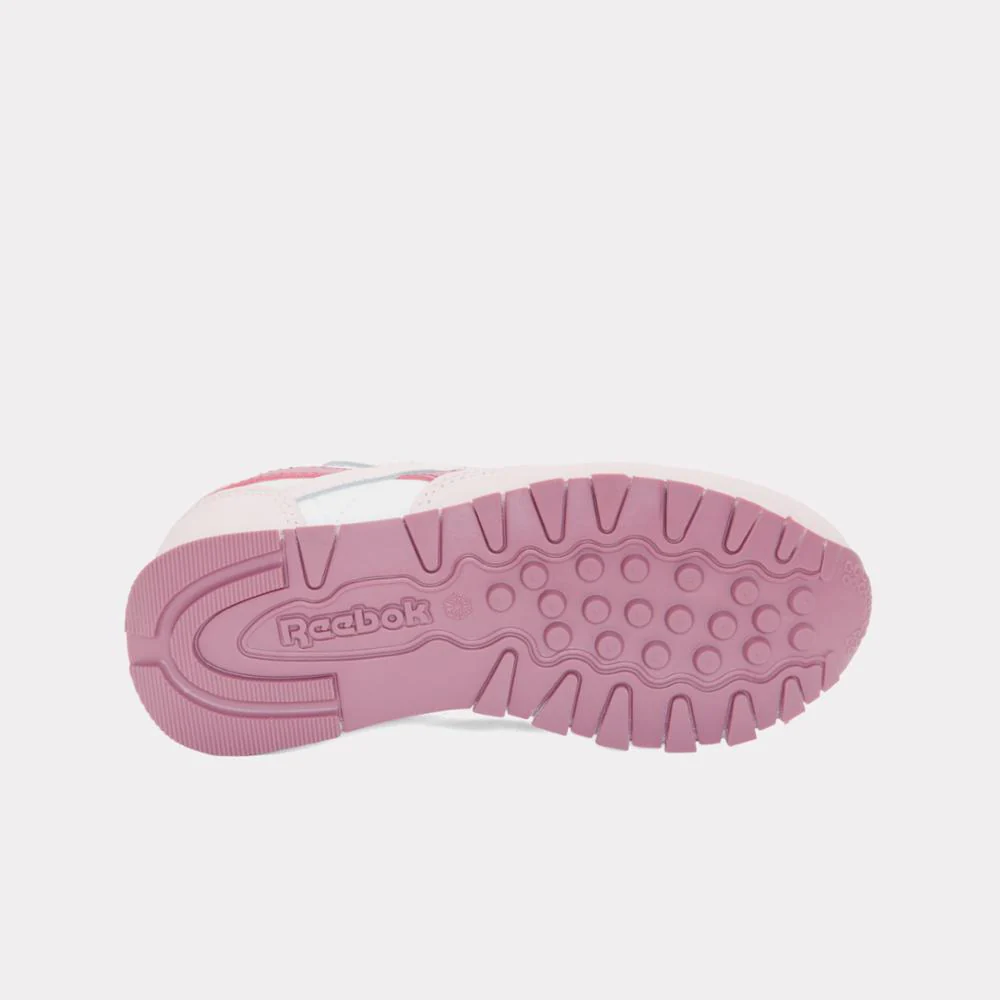 Reebok Footwear Kids Classic Leather Shoes – Pre-School FTWRWHITE/FROSTEDBERRY/STUDIOP - Image 5