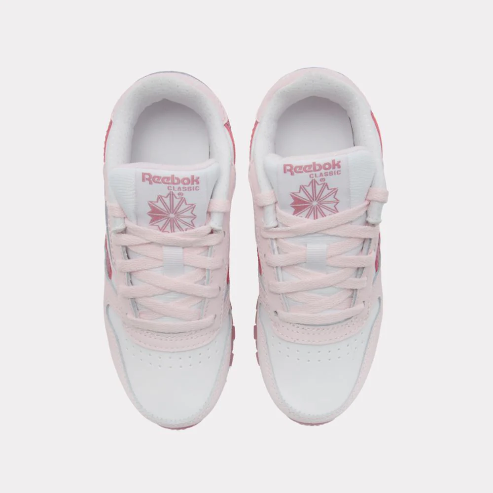 Reebok Footwear Kids Classic Leather Shoes – Pre-School FTWRWHITE/FROSTEDBERRY/STUDIOP - Image 6