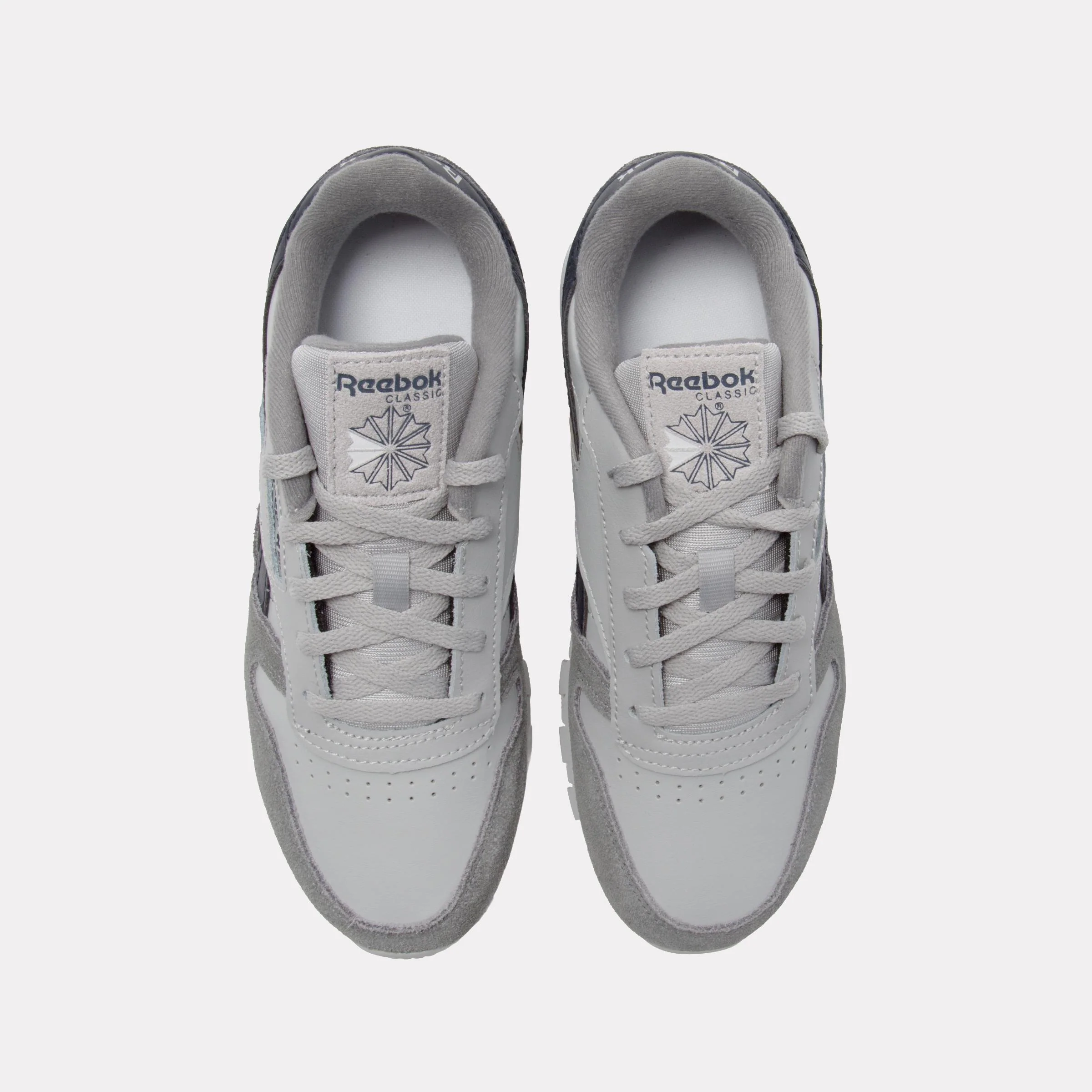 Reebok Footwear Kids Classic Leather Shoes – Pre-School GREY4/GREY1/VECTORNAVY - Image 6