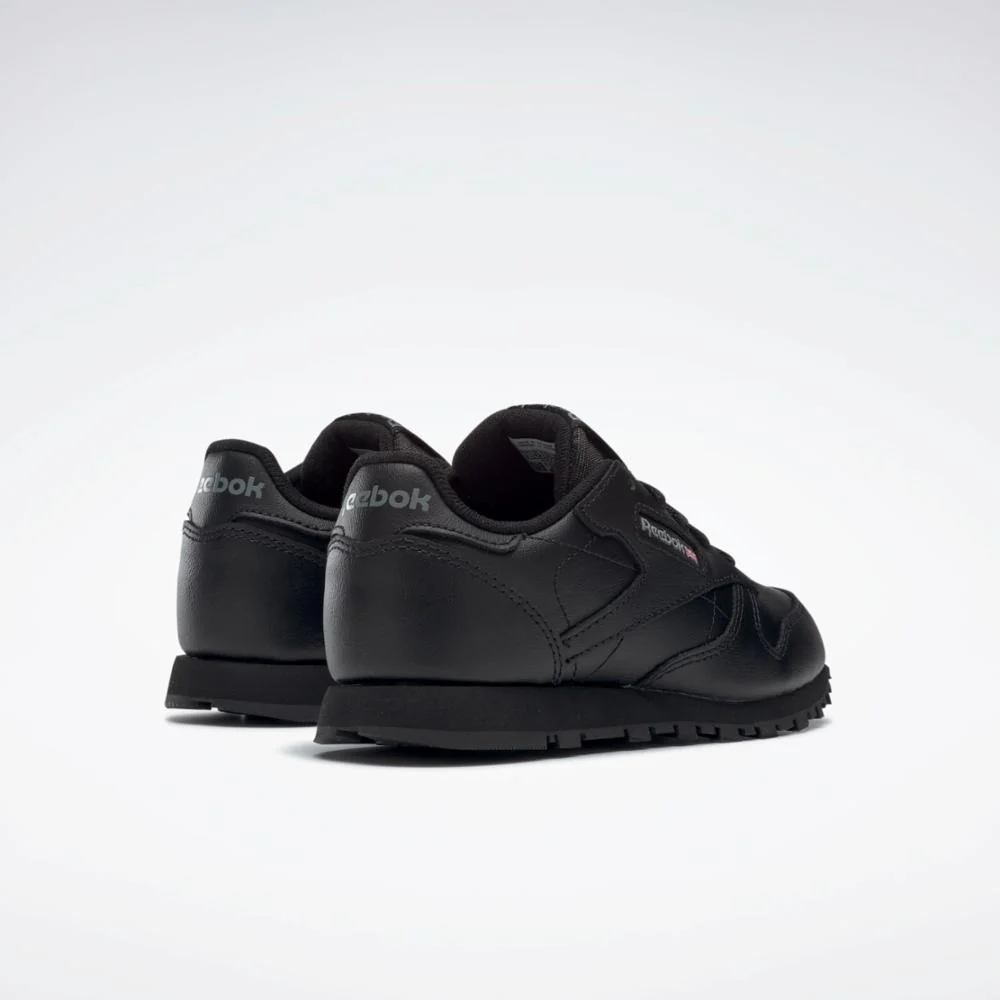 Reebok Footwear Kids Classic Leather Shoes - Preschool BLACK-1 - Image 4