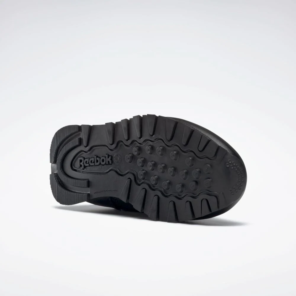 Reebok Footwear Kids Classic Leather Shoes - Preschool BLACK-1 - Image 5