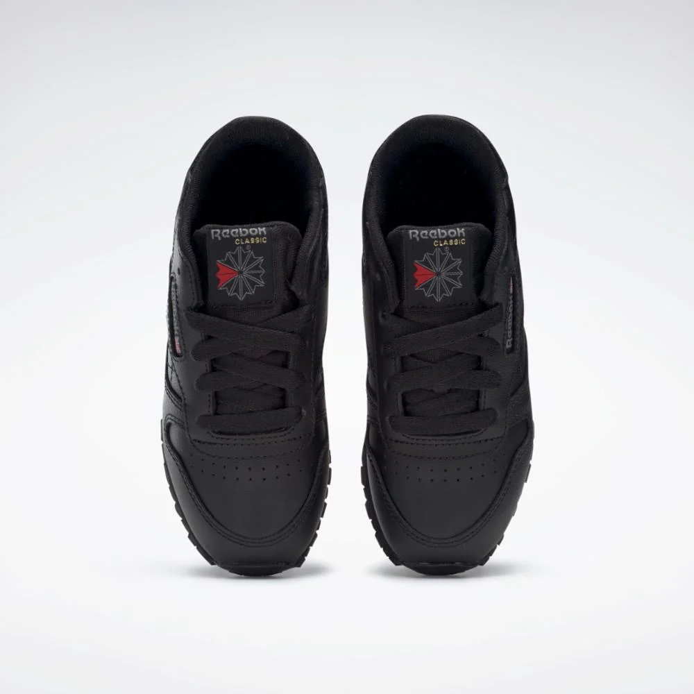 Reebok Footwear Kids Classic Leather Shoes - Preschool BLACK-1 - Image 6