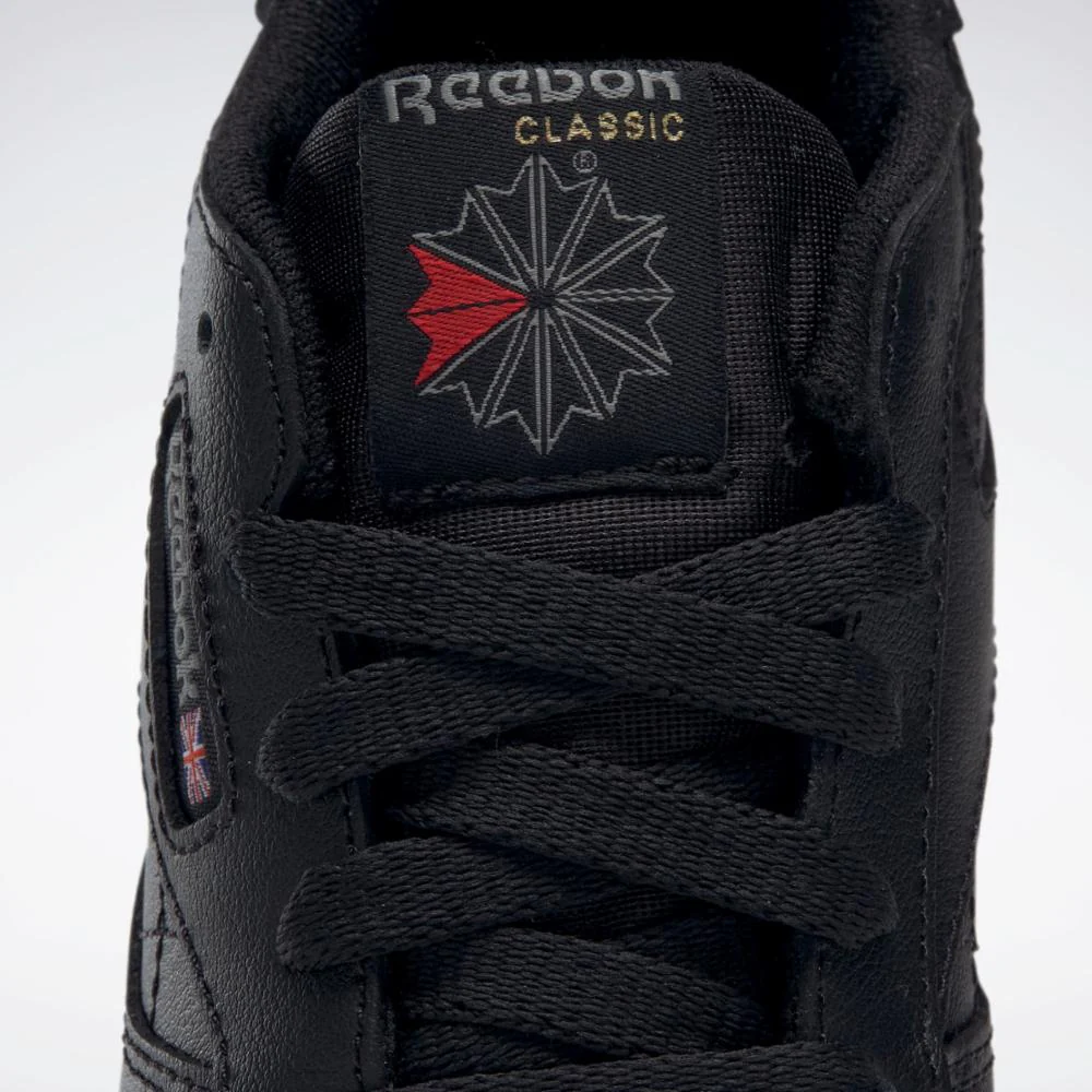 Reebok Footwear Kids Classic Leather Shoes - Preschool BLACK-1 - Image 7