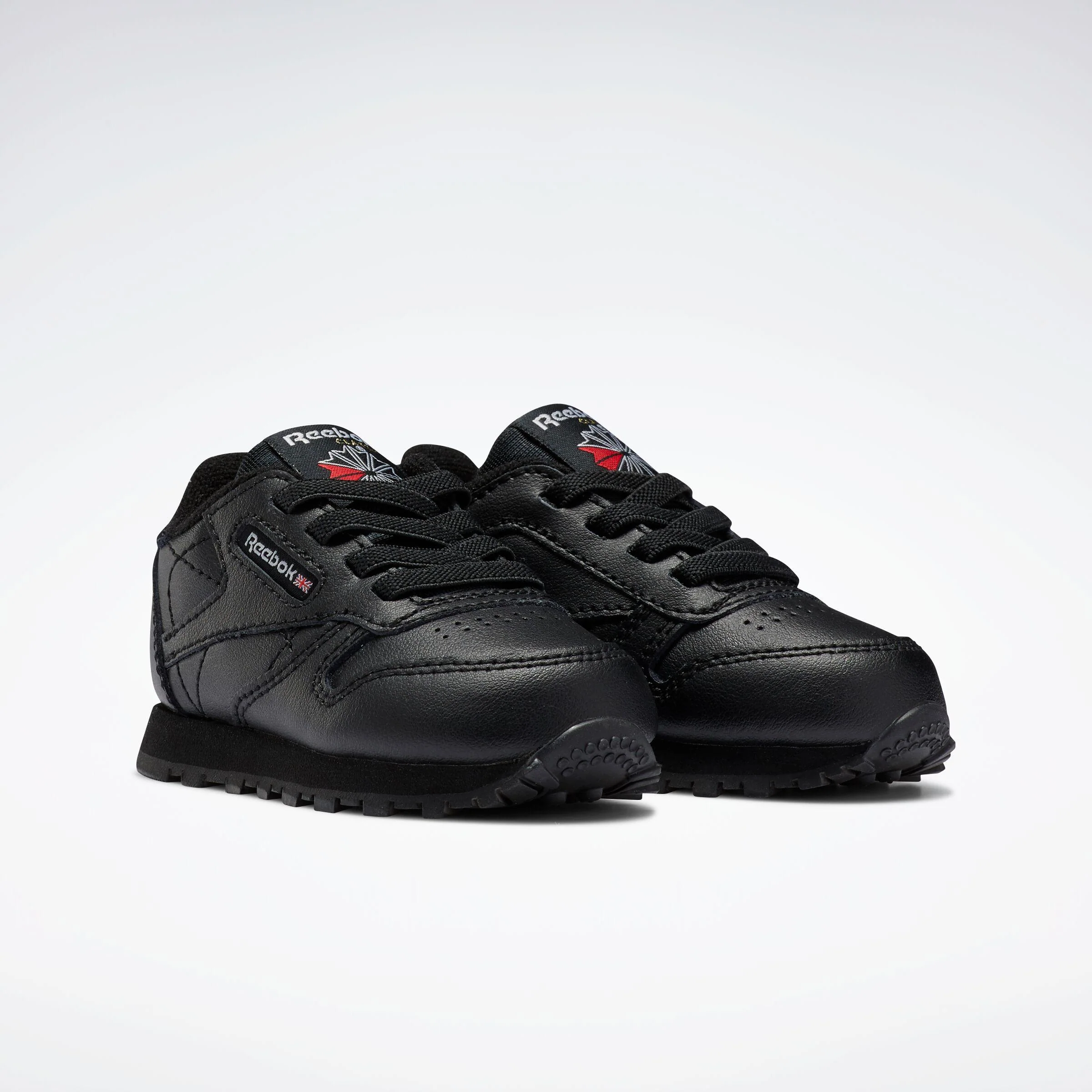 Reebok Footwear Kids Classic Leather Shoes - Toddler CBLACK/CBLACK/CBLACK - Image 2