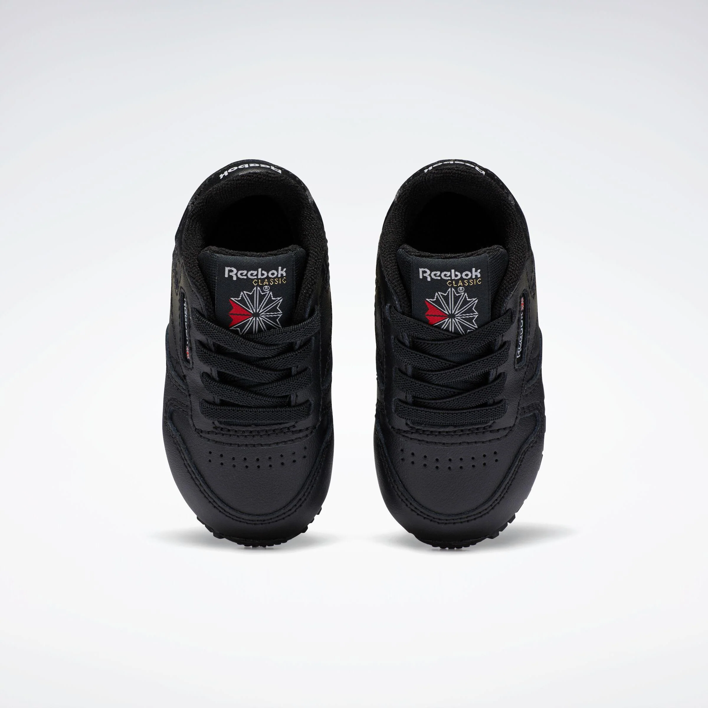 Reebok Footwear Kids Classic Leather Shoes - Toddler CBLACK/CBLACK/CBLACK - Image 5