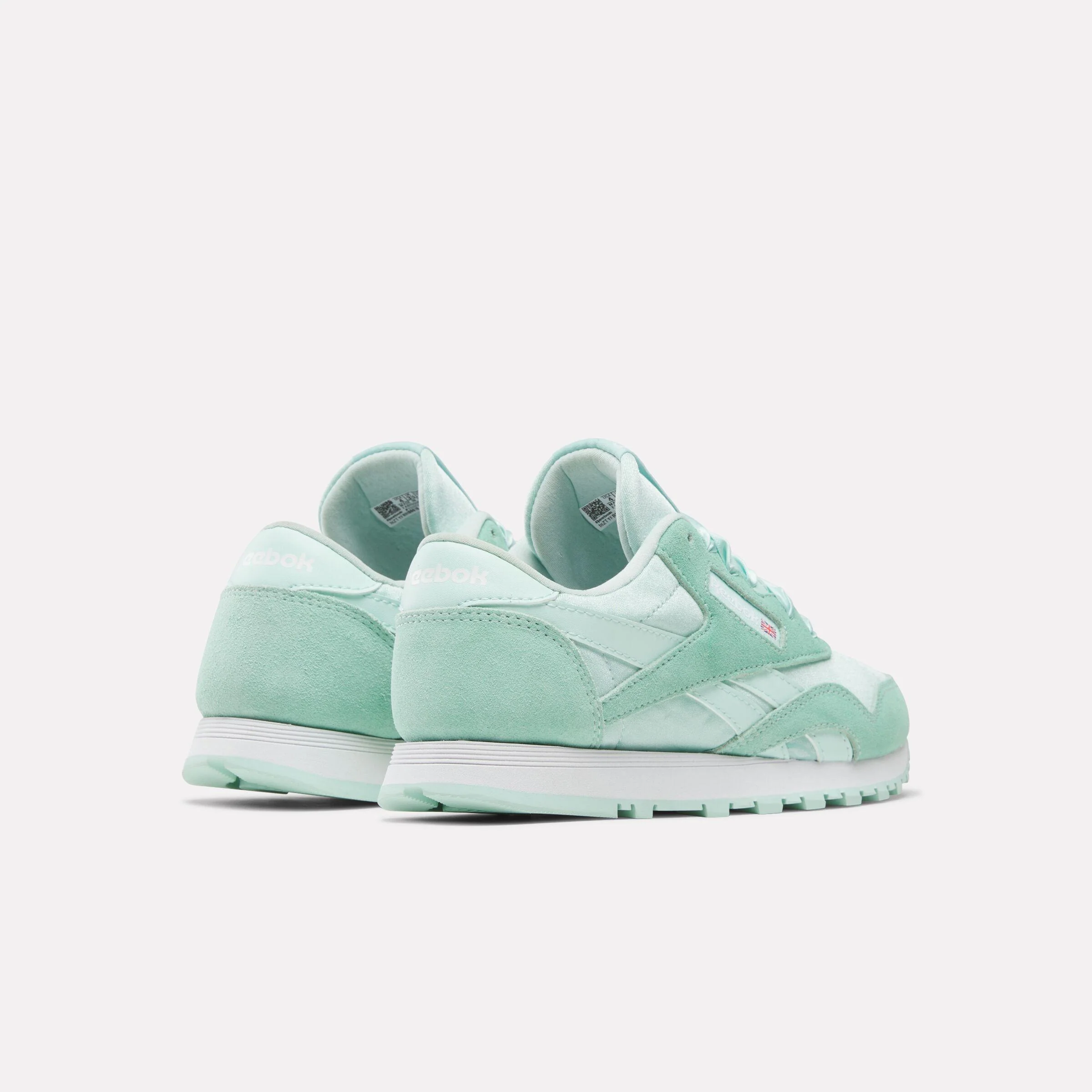 Reebok Footwear Kids Classic Nylon Shoes - Grade School GLITCHAQUA/FTWRWHITE - Image 3