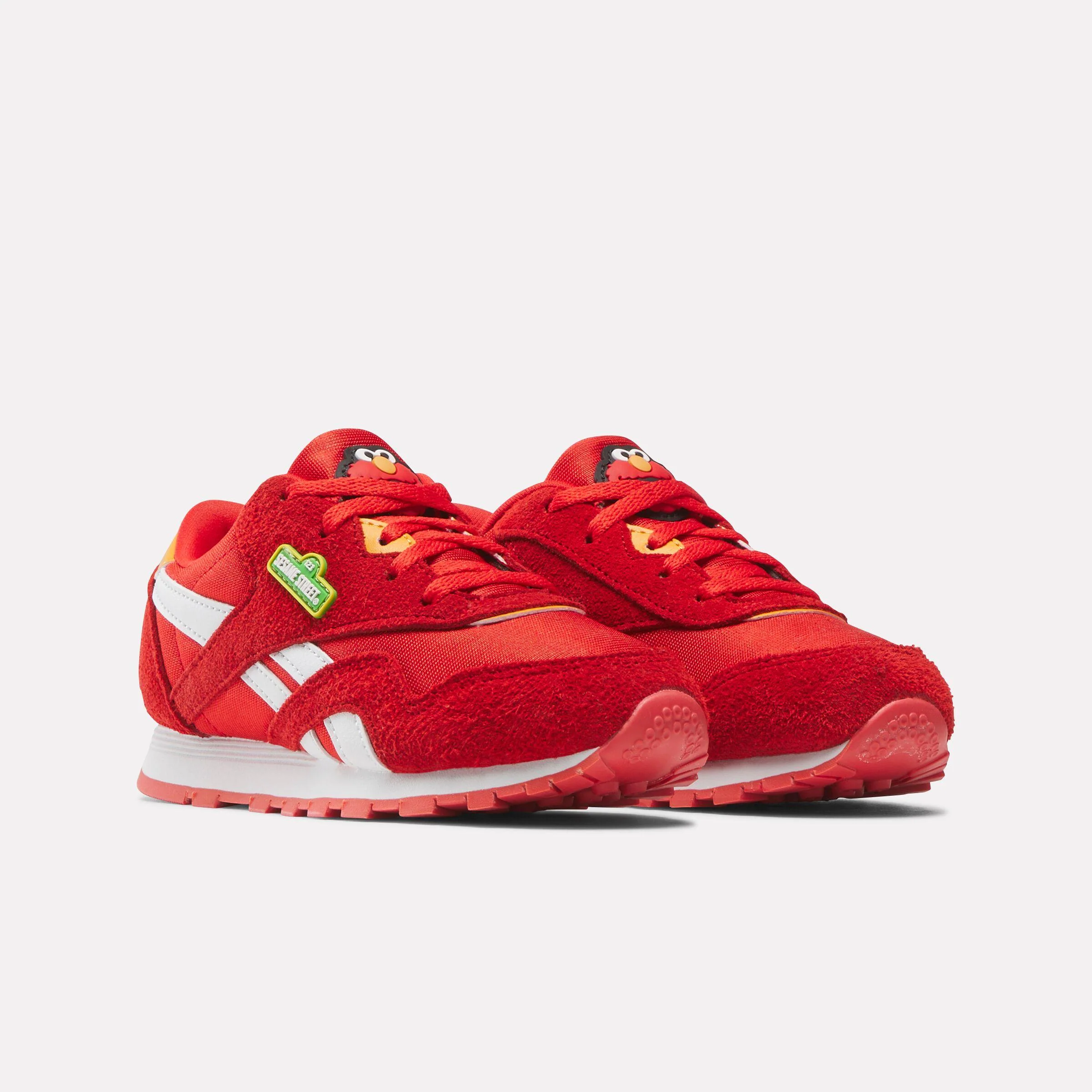 Reebok Footwear Kids Classic Nylon Sesame Street Shoes - Pre-School RED/WHITE/ORANGE - Image 3