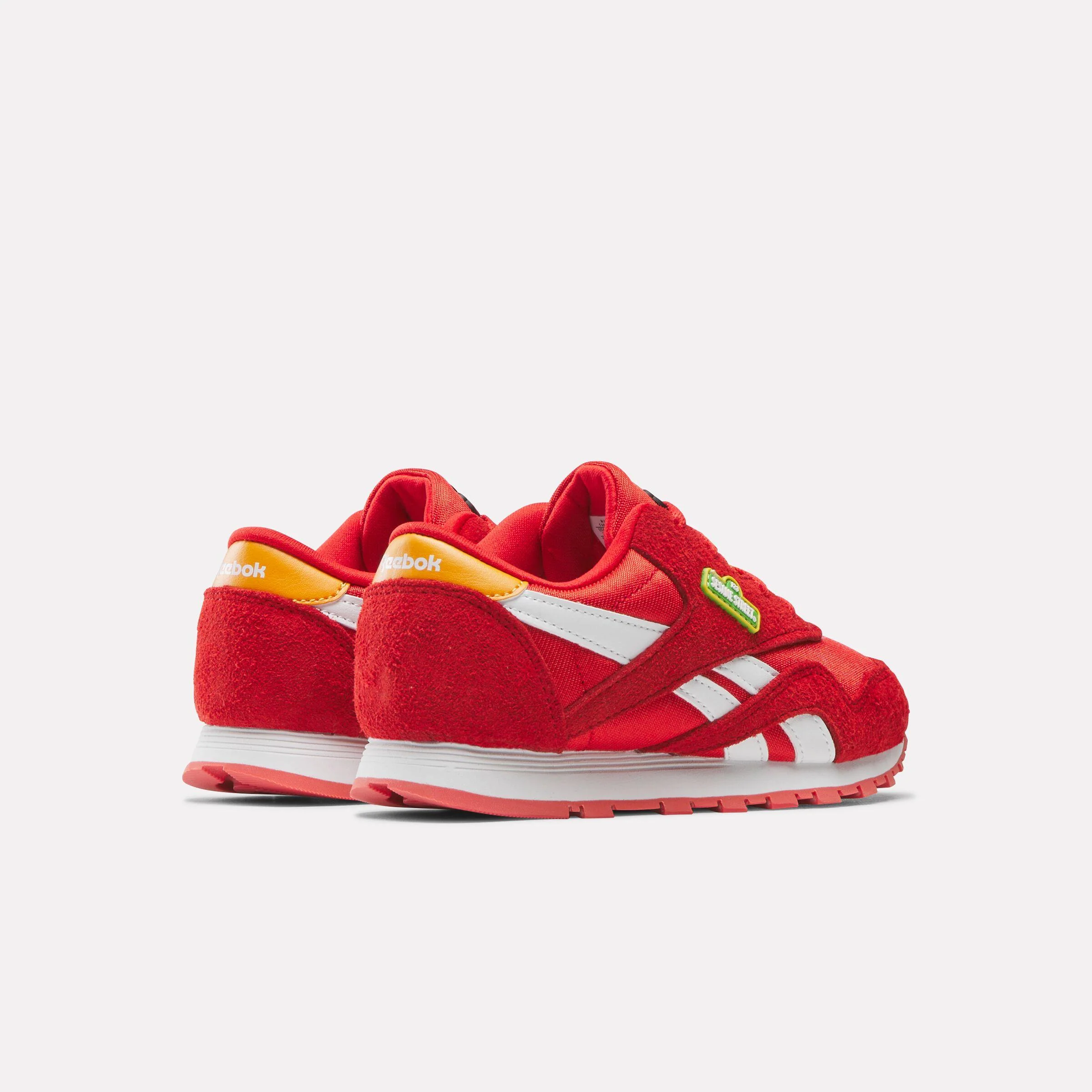 Reebok Footwear Kids Classic Nylon Sesame Street Shoes - Pre-School RED/WHITE/ORANGE - Image 4