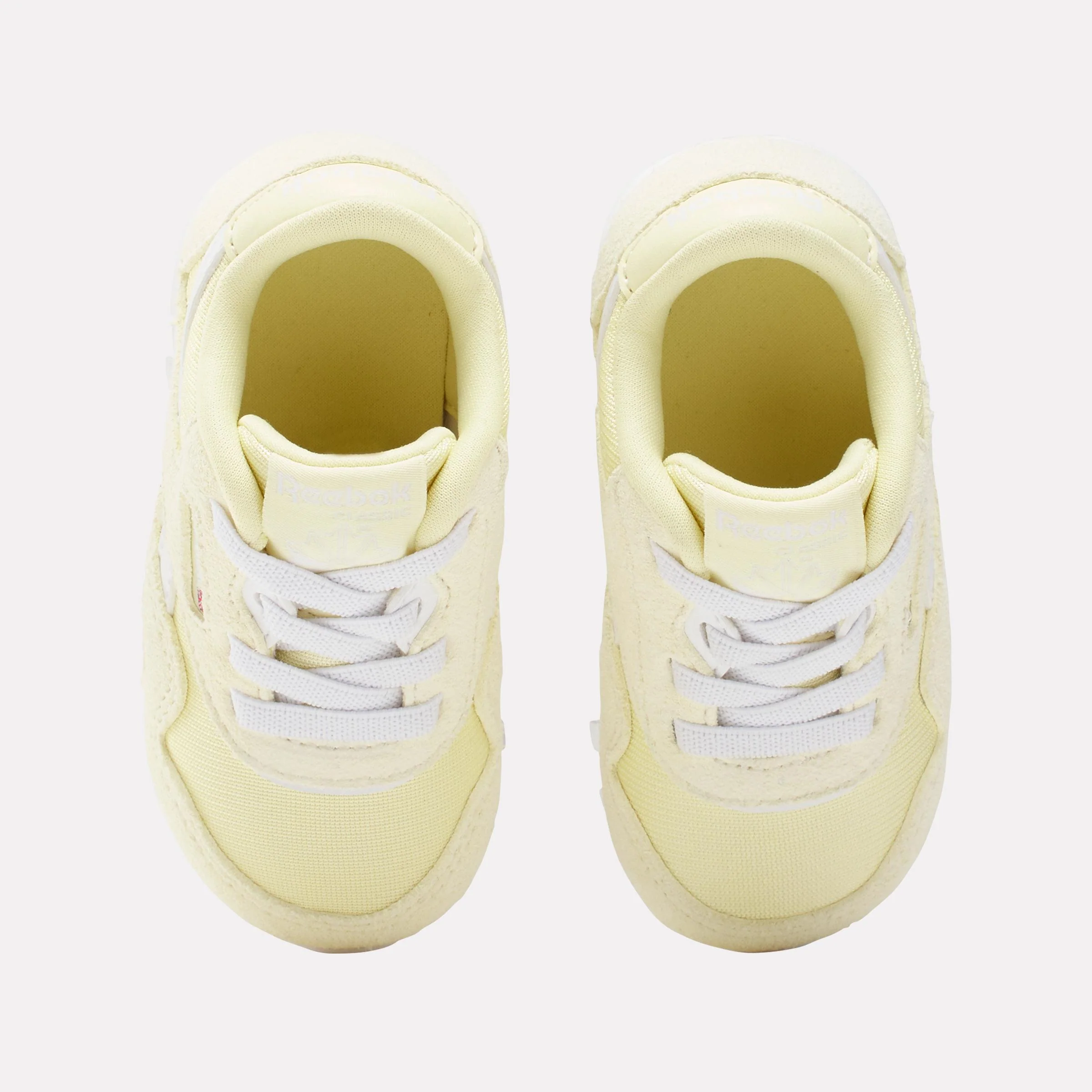 Reebok Footwear Kids Classic Nylon Shoes (Baby & Toddler) BLEACHEDYELLOW/WHITE - Image 5